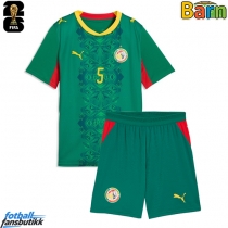 Senegal Idrissa Gueye #5 Bortedraktsett Barn VM 2026 Kortermet (+ Korte bukser)